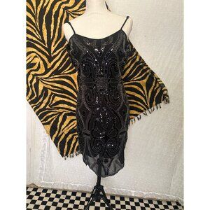 Beaded Mini GB Social Dress